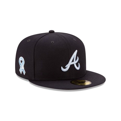 Sapca New Era Atlanta Braves MLB Father's Day 59FIFTY Fitted - Albastri